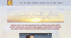 Desktop Screenshot of angelikahealingmusic.com
